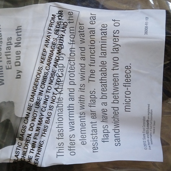 Due North Knit Cap w/ Wind Resistant Earflaps - brown - Picture 5 of 5